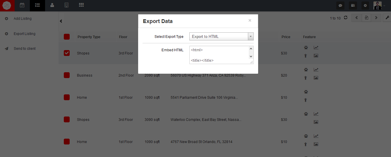export-property-listing-html