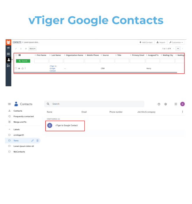 Google-Contacts